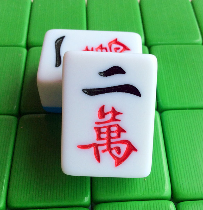 正品家用麻将牌一级 大号麻将手搓44# 42#40#中号 送礼品包邮无瑕