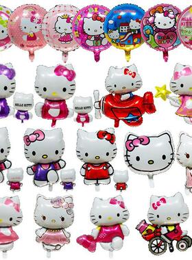 hellokitty猫女孩生日场景小仙女派对少女心KT猫浪漫爱情表白用品