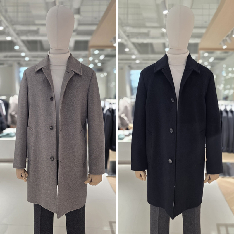 冬季ZIOZIAANDZ中长款毛呢大衣