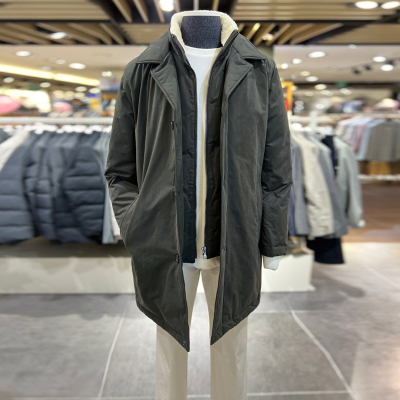 EDITION立领假两件鹅绒羽绒服