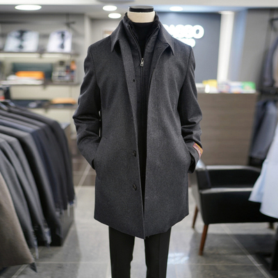 BASSO中长款羊绒冬季毛呢大衣