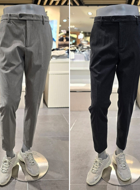 1121冬EDITION条绒韩版休闲弹力侧腰部松紧带男士休闲裤长裤子4色