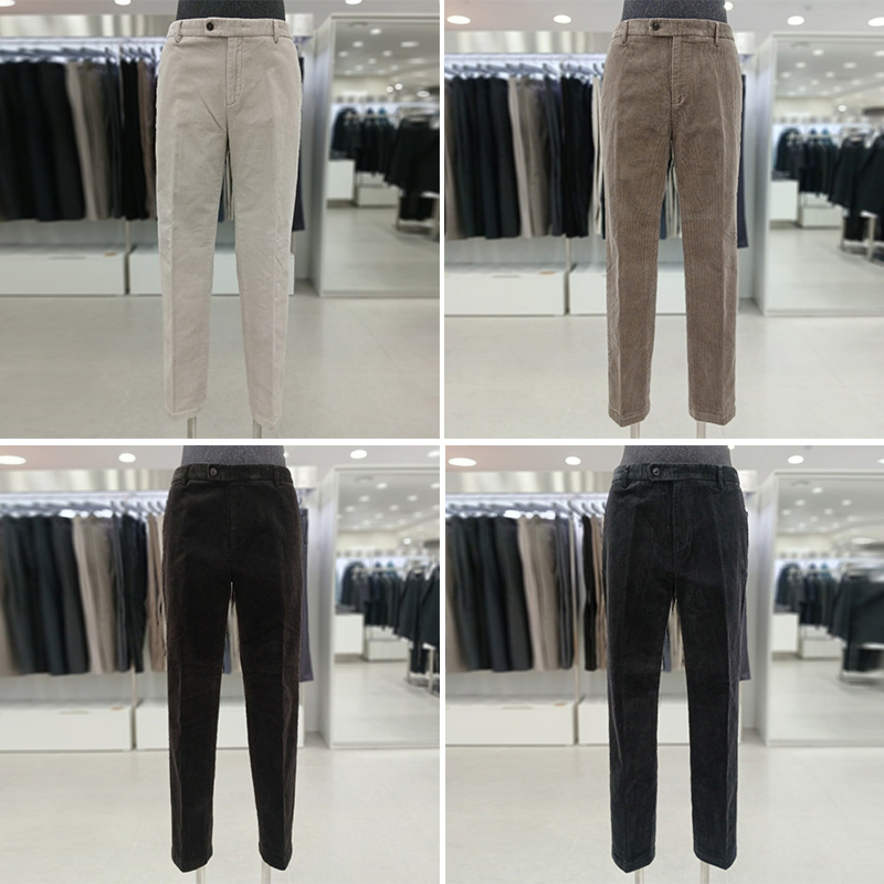 冬ZIOZIAANDZ松紧腰直筒休闲裤