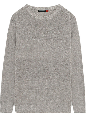 #国内现货180码春秋SIEG FAHRENHEIT混合米色针织衫圆领休闲毛衣