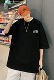 2025新款卡通印花T恤短袖青少年流行夏季宽松圆领休闲服T8878-P35，男装T恤，电商A062