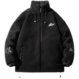 2025冬季羊羔绒外套刺绣棉衣加绒棉袄潮棉服外套MY886-P105控138，男装棉衣，电商A062