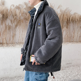 21冬季加厚羊羔毛腰果花棉服男士加绒宽松棉衣外套棉袄MY863-P105，男装棉衣，电商A062