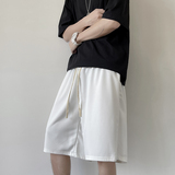 2025夏季新款针织五分裤青少年宽松休闲直筒运动裤DK110-P18，男装牛仔裤，电商A062