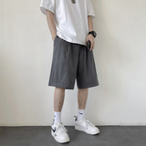 2025夏季新款直筒免烫宽松休闲五分裤青少年运动短裤薄DK109-P18，男装牛仔裤，电商A062