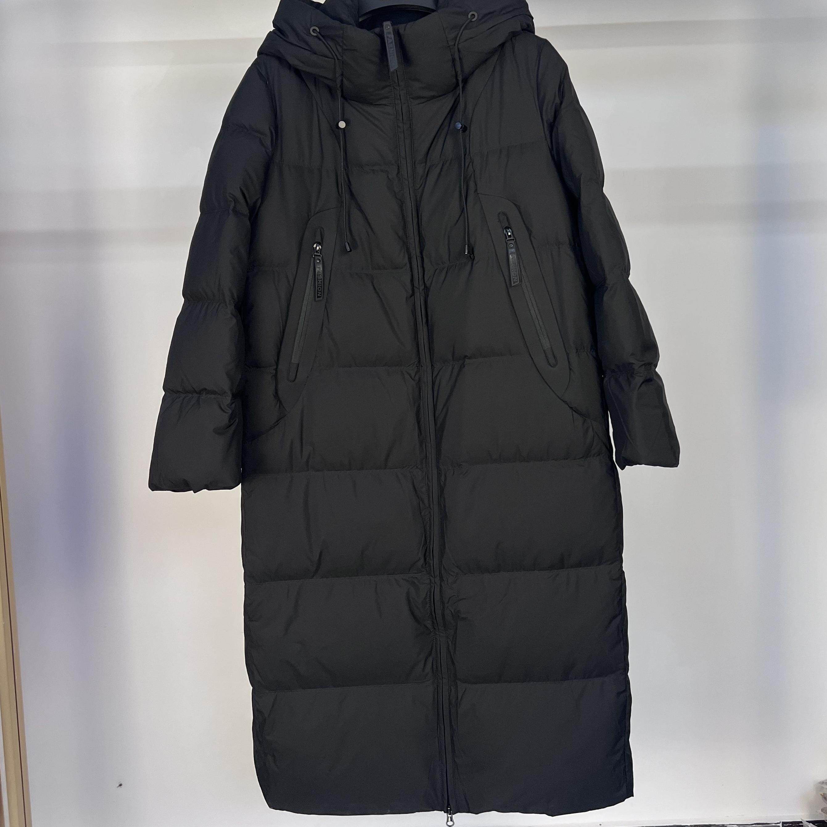 2024年新款商场代羽绒服购正品休闲显瘦潮流收腰连帽保暖中长款