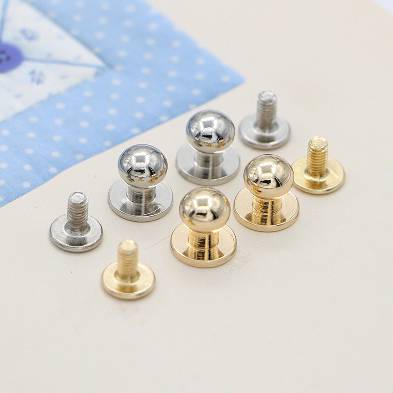 纯铜和尚头挂包带螺丝钉奶嘴钉皮带螺丝钉diy配件 口金包装链神器