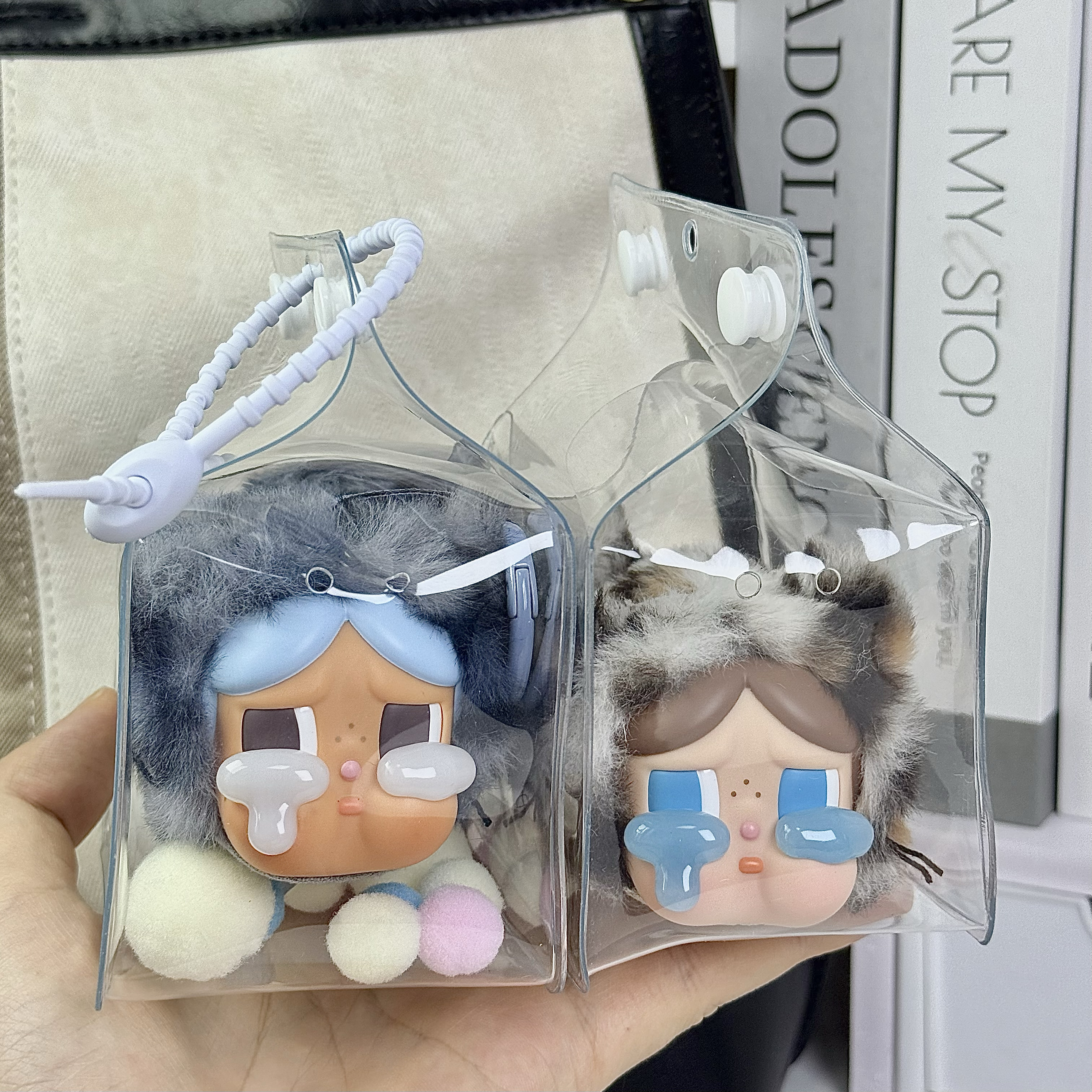 高透Crybaby豹豹猫猫保护套娃包