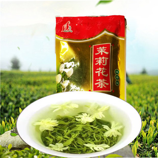 2025年新茶叶原产地信阳盛华茉莉花正品春茶浓香型绿茶凉茶100克