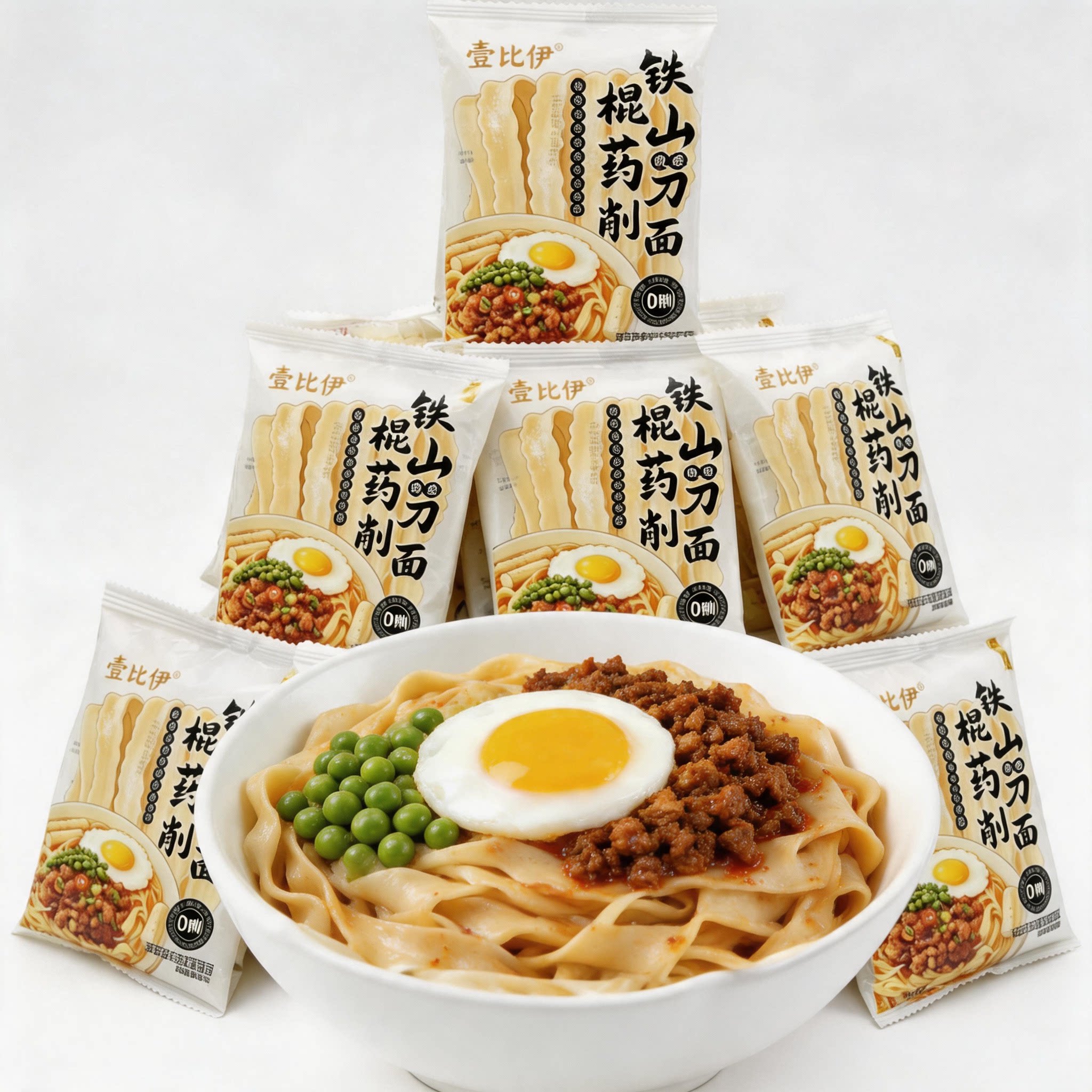 铁棍山药刀削面挂面独立小包装