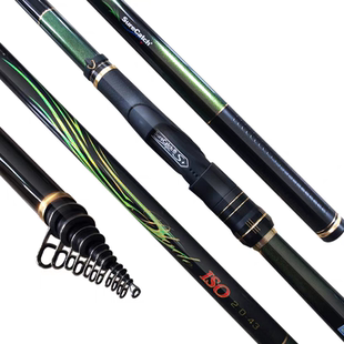 韩国SureCatch刃牙进口碳素矶竿1/1.5/2/5号远投方口斜导环矶钓竿