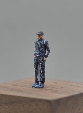 1/87/1/64/1/43/1/35人偶SZ出品ken block车模人偶摆件白模代工