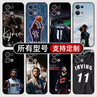 凯里欧文NBA篮球衣小牛适用oppoReno13pro手机壳oppo硅胶软Reno11K12X7SE9X8S来图Find定制5A3i6全包10pro+