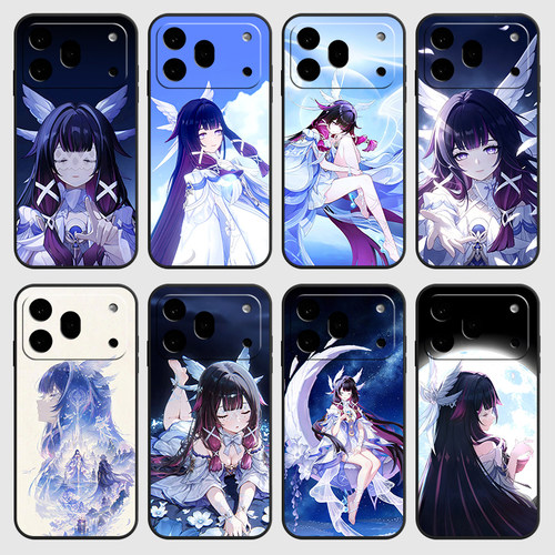 哥伦比娅少女原神卡通适用荣耀600手机壳500magic8pro7硅胶400power2win300RT定制80SE90GT玻5X6璃70plus畅玩