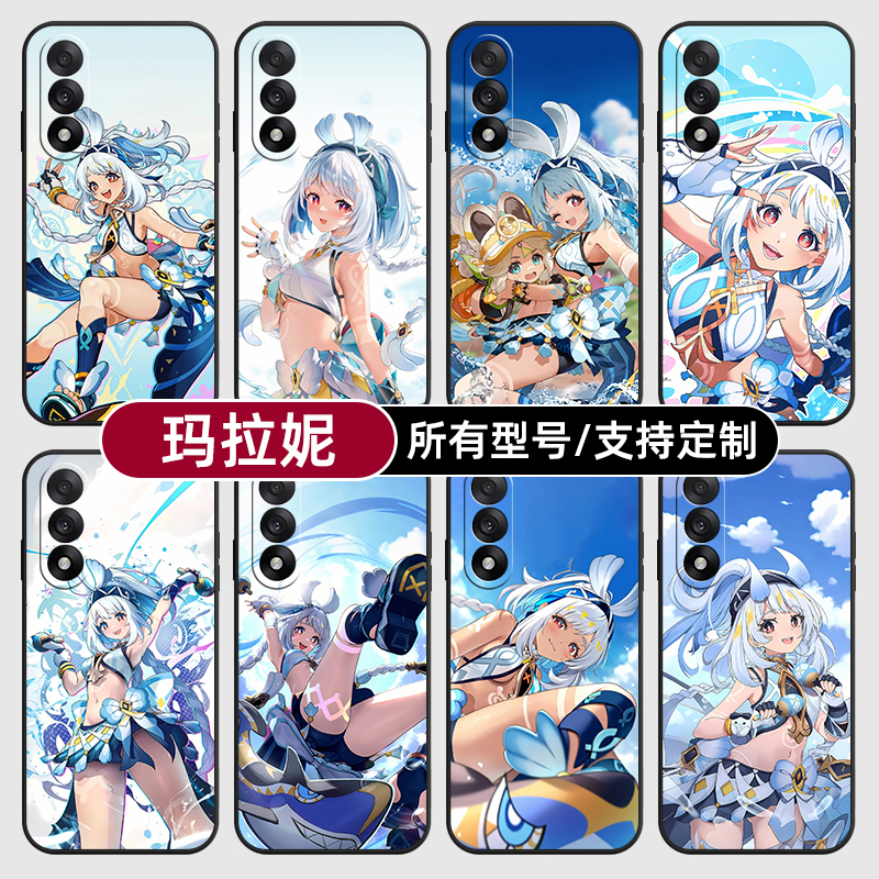 玛拉妮原神二次元漫适用一加15手机壳Ace5pro硅胶3V2pro玻1+ace保护套13软12来图定制11R竞速璃9rt8全包7oppo