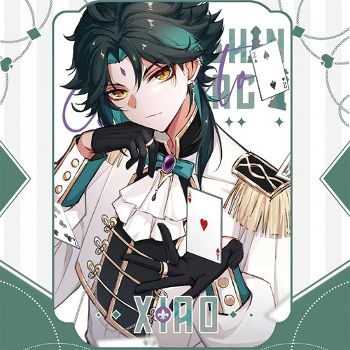 【大吉重工】原神同人周边魈单人企划《Executor》镭射票流麻吧唧