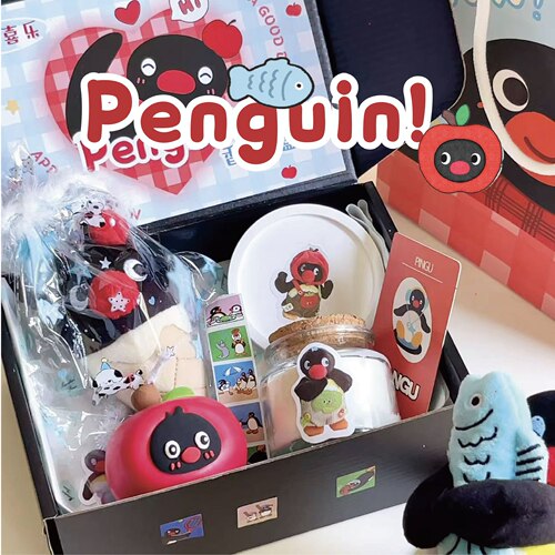 Pingu企鹅香薰蜡烛礼盒生日礼物