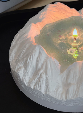 冰川香薰蜡烛礼盒小众实用生日礼物送女生闺蜜卧室助眠毕业礼婚礼