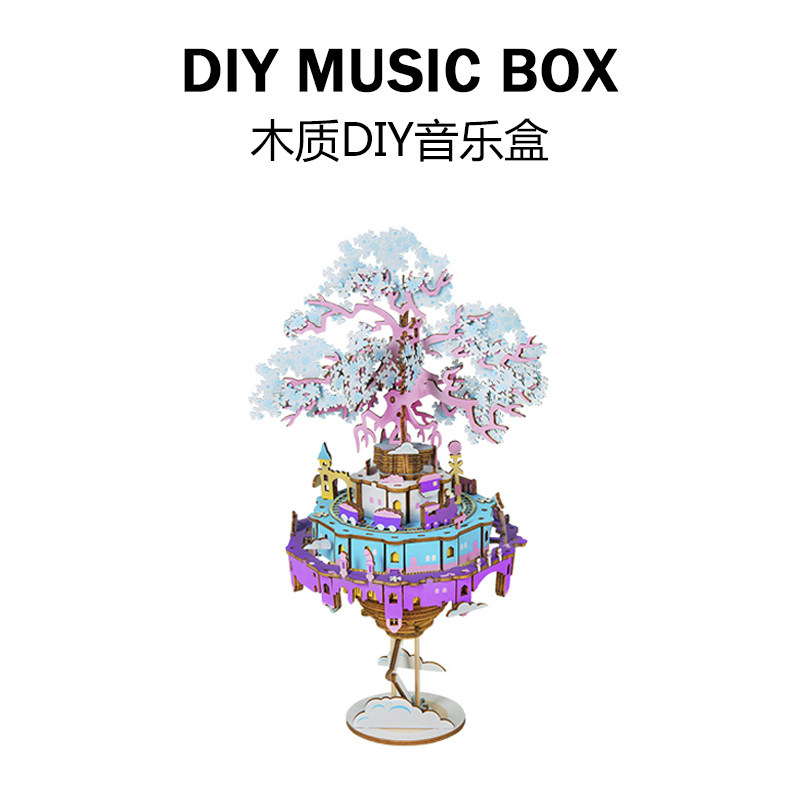 若态若来南瓜车约定/云端之城留声机旋木天空之城DIY八音盒音乐盒|msdalam kategori Toy/bayi/teka-teki/blok bangunan/model, mainan muzik/Alat Muzik kanak-kanak, Box muzik/Box muzik - dari Buy2taobao.com untuk memberikan perkhidmatan ejen Taobao profesional membeli