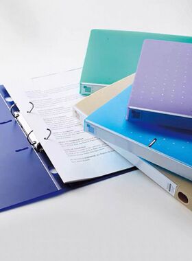 喜利CUBE FIZZ扭扭环2孔文件夹A4办公资料夹大容量双孔文具大赏奖