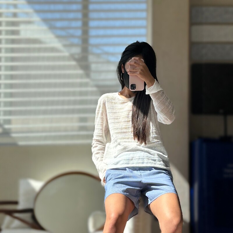 空濛叶影慵懒风亚麻棉镂空针织衫女长袖微透防晒罩衫百搭显瘦上衣