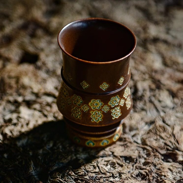 瓷茶记李斌大唐宝相花手工单杯功夫茶具品茗杯高颜值主人杯个人杯,餐饮具,茶杯,淘宝优惠券,粉丝福利购,淘宝优惠卷