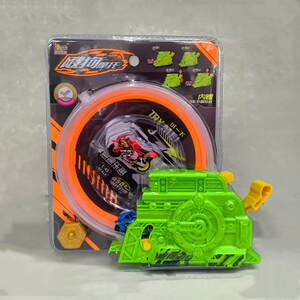 爱动正版飕狗迷你摩托车模型加速发射器极昼轨道儿童玩具套盒男孩