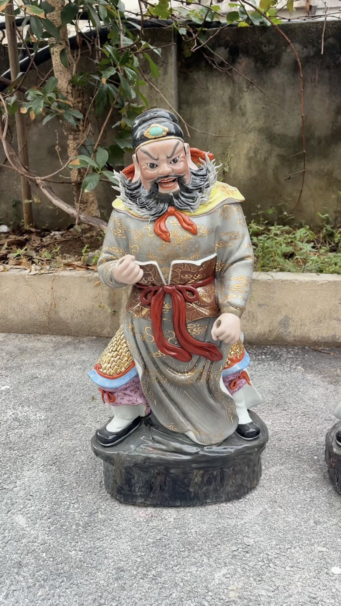 五虎上将关羽张飞赵云马超黄忠景德镇手工陶瓷器粉彩雕塑摆件70cm