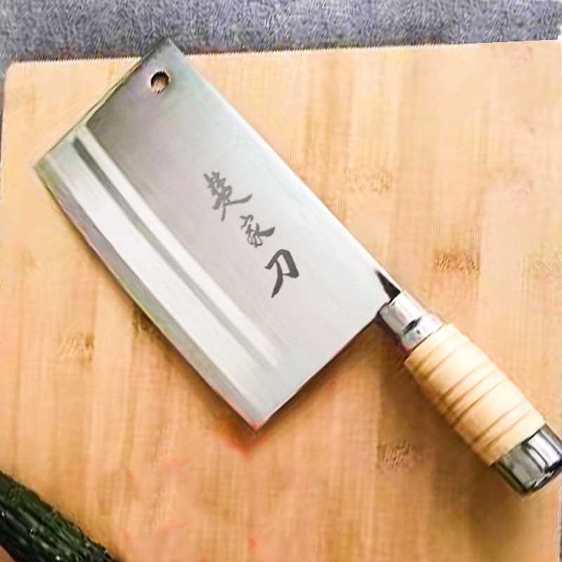 楚家刀菜刀家用不锈钢切菜刀厨房锋利轻便菜刀厨师专用切片刀图片