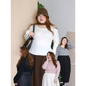 针织衫 zooobaby10 14韩系简约圆领长袖 打底百搭上衣