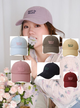 zooobaby05/10韩系字母刺绣棒球帽女宽帽檐大头围显脸小