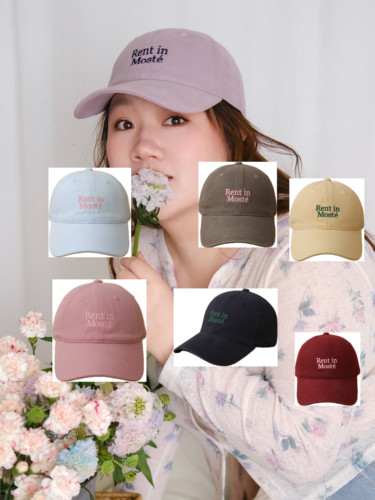 zooobaby05/10韩系字母刺绣棒球帽女宽帽檐大头围显脸小
