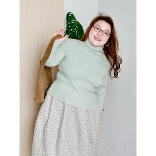zooobaby11 24韩系简约高领针织毛衣女显瘦上衣