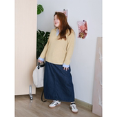 zooobaby09 22韩系简约针织假两件拼接上衣