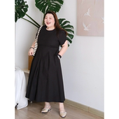 zooobaby06 10韩系简约气质通勤收腰口袋连衣裙高级感赫本风纯色