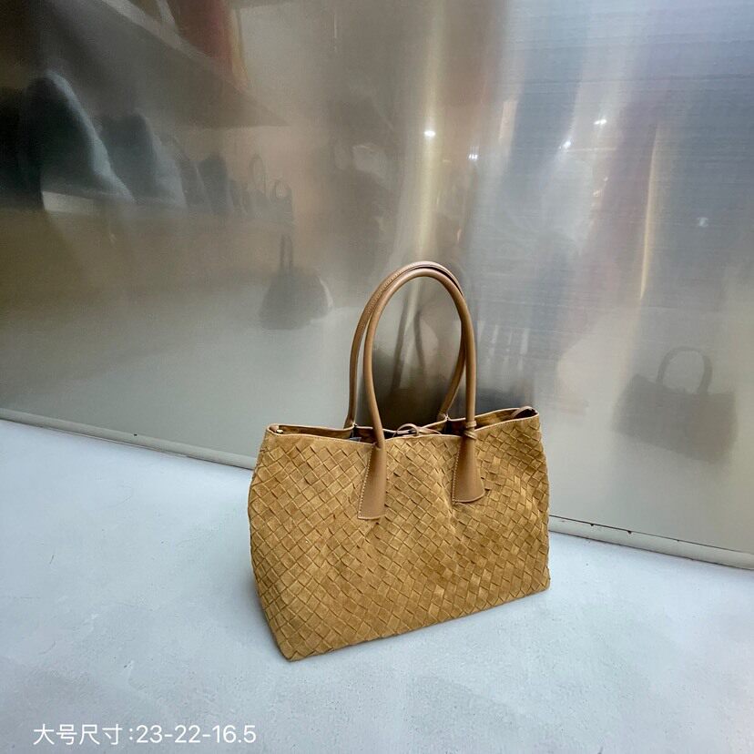 2025新款牛皮复古时尚潮流编织单肩手提包托特包真皮包女包斜挎包