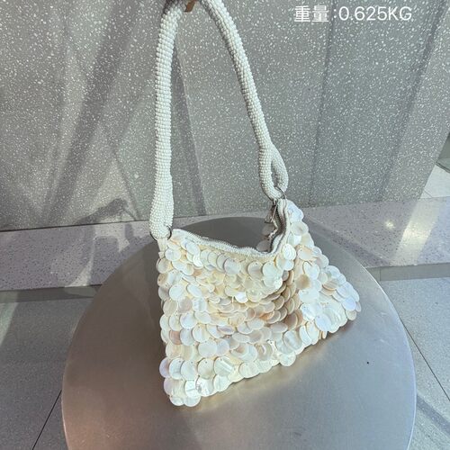 小众高级感手工贝壳包2026新款夏日度假风百搭个性仙女手提沙滩包