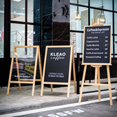 木质支架黑板店铺门口小黑板家用黑板支架黑板展示牌展示架可折叠