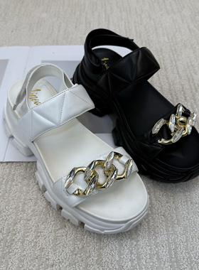 皇冠老店正品 Linea Rosa/恋尚萝莎 运动厚底凉鞋 3M63301