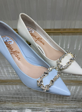 皇冠老店正品 Linea Rosa/恋尚萝莎时尚优雅水钻单鞋 女鞋3M60211