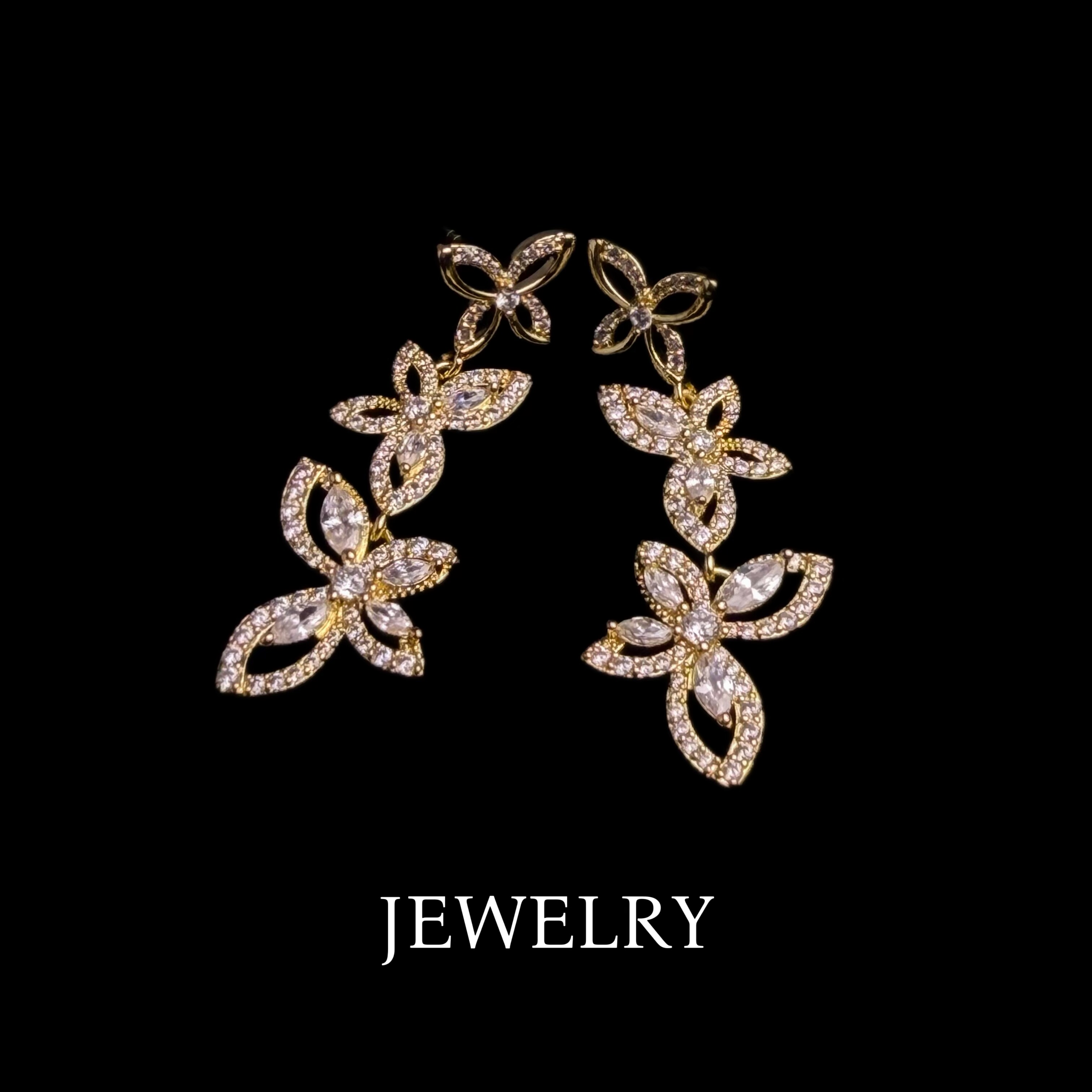 皇冠老店正品 金色蝴蝶耳饰 CIM250031,饰品/流行首饰/时尚饰品新,耳钉,淘宝优惠券,粉丝福利购,淘宝优惠卷