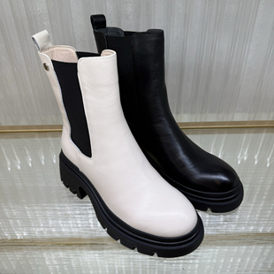 上架 烟管厚底短靴L224042 法国乐芙女鞋 FAOU 吊牌价2599 新品