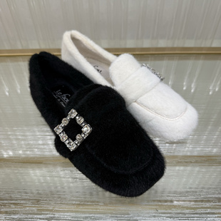 新品上架 法国乐芙女鞋/LE FAOU 方扣乐福鞋L223021 吊牌价1699