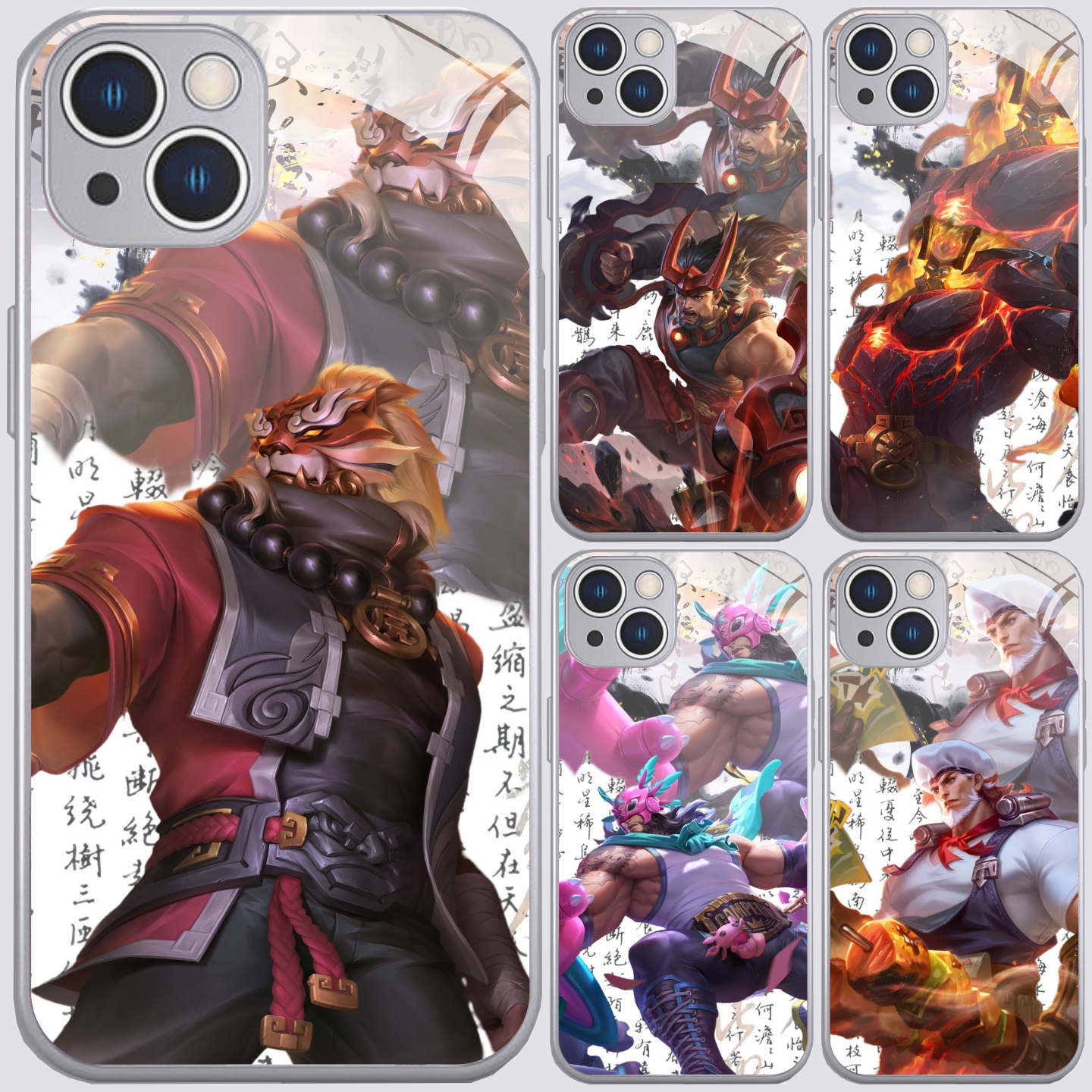 游戏王者廉颇新款金属漆玻璃手机壳适用苹果17华为荣耀400全包OPPO小米17红米k90一加ACE6保护壳vivoiqoo15