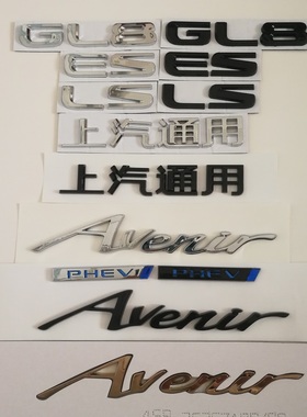 适用25款GL8ES GL8LS陆尚和别克世纪CENTURY后字母尾门字标Avenir