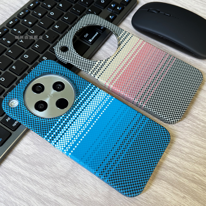 适用于findx8手机壳半包火山口超薄磨砂OPPOfindx8pro新款碳钎维纹理findx7Ultra保护套x6pro凯夫拉纹硬壳x7U